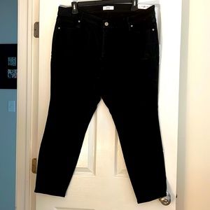 Loft Black Skinny Shimmer Jean